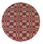 Barn Red Tan Kendall Jacquard Bed Cover Queen CQ280017