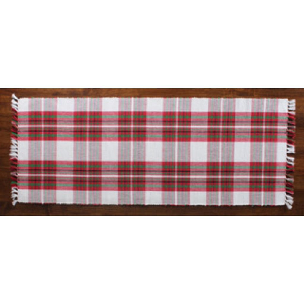 C Christmas Tartan Plaid Runner 14x36 TR784201