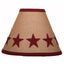 Heritage House Star Lampshade 10 In Barn Red 0R040017