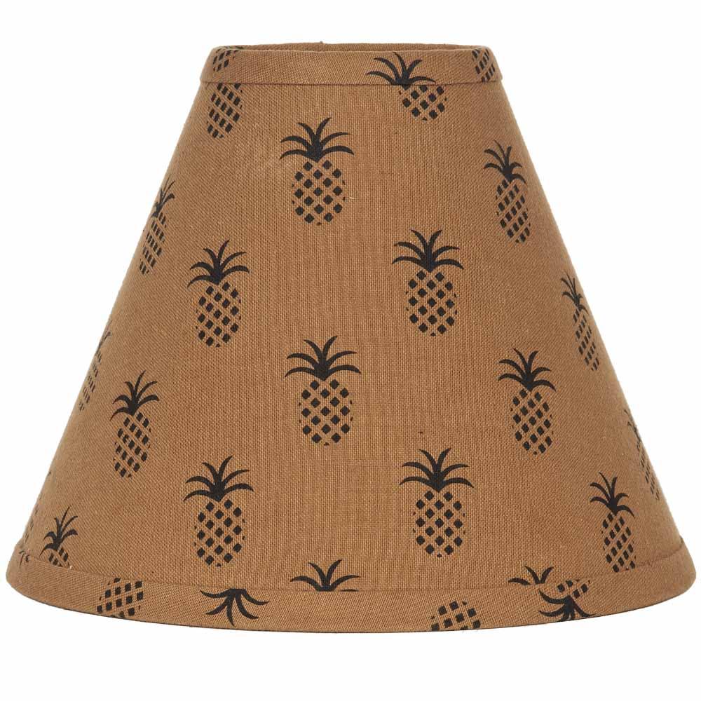 Mocha - Black Pineapple Town 10" Lampshade - Interiors by Elizabeth