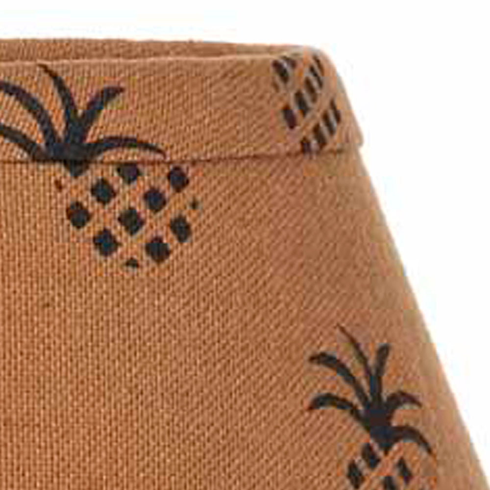 Mocha Black Pineapple Town 10" Lampshade - Interiors by Elizabeth