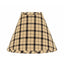 Black-Nutmeg Salem Check Black 10" Lampshade - Interiors by Elizabeth