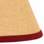 Barn Red Wheat Burlap Stripe 10" Lampshade - Interiors by Elizabeth