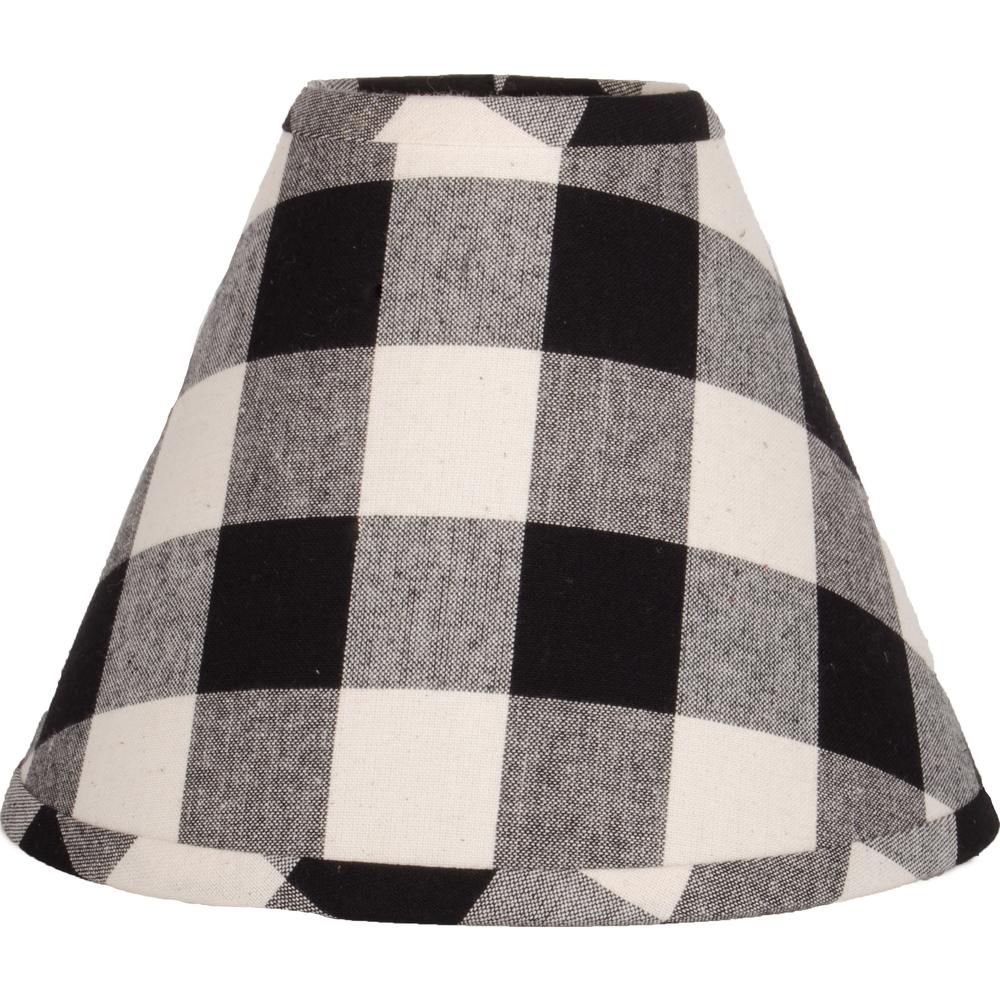 Black-Buttermilk Buffalo Check 10" Shade - Interiors by Elizabeth