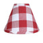 Buffalo Check Crimson Red 10 In Shade - Interiors by Elizabeth