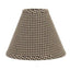 Black - Oat Newbury Gingham 10" Lampshade - Interiors by Elizabeth