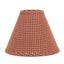 Barn Red-Oat Newbury Gingham 10" Lampshade - Interiors by Elizabeth