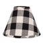 Buffalo Check-  Black Buttermilk Lampshade  12 Inch Regular Clip 2R510011