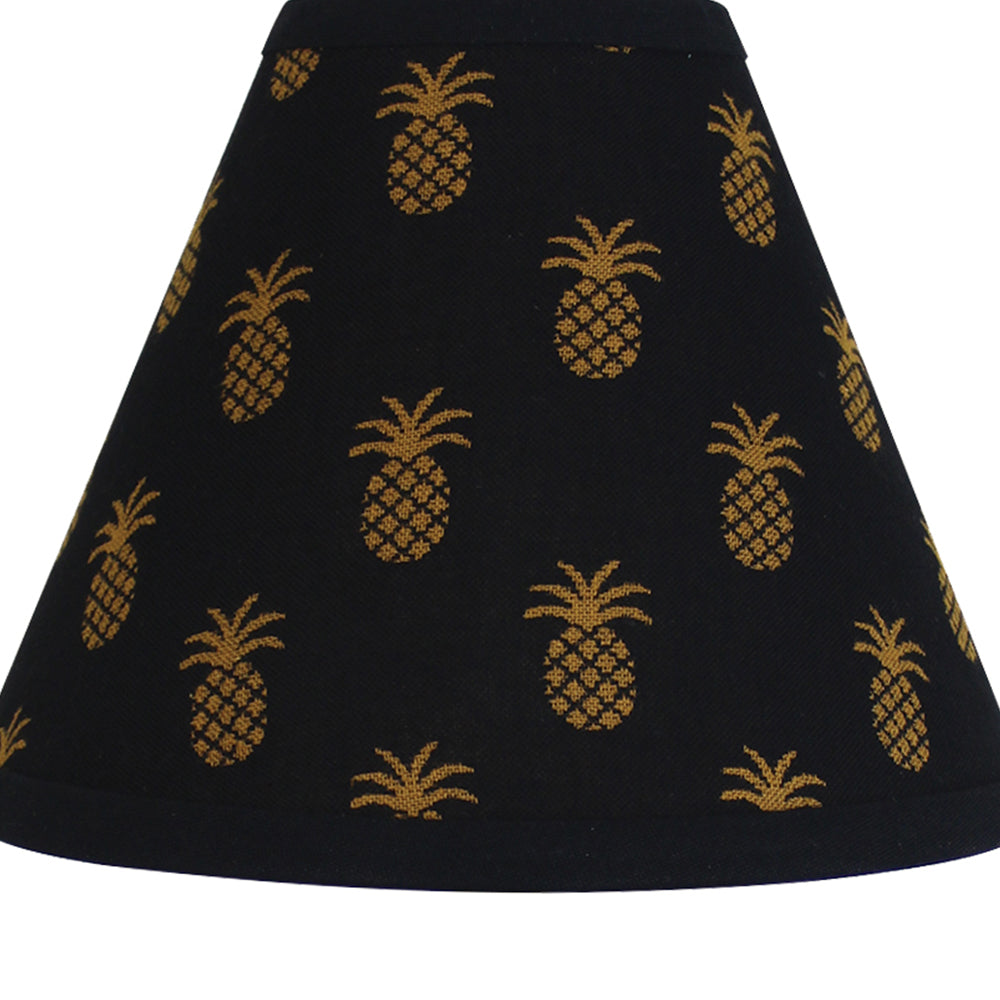 Pineapple Town - Black Lampshade  12 Inch Regular Clip 2R660011