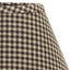 Black Oat Newbury Gingham 12" Lampshade - Interiors by Elizabeth