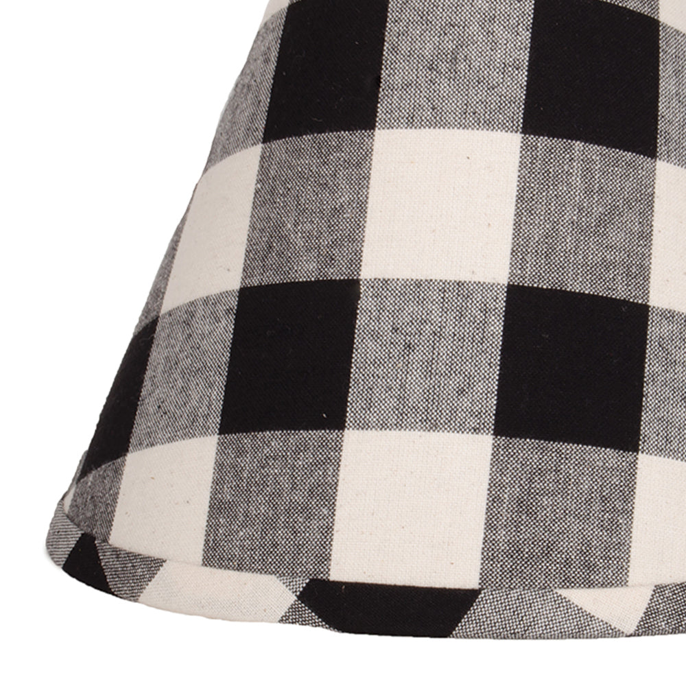 Buffalo Check-  Black Buttermilk Lampshade  14 Inch Washer 4W510011