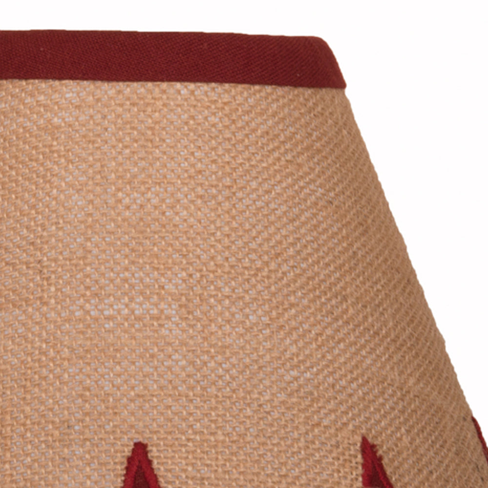 Heritage House Star Lampshade 16 In Barn Red 6W040017