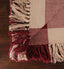 Heritage House Check Barn Red Barn Red - Nutmeg Afghan AF100017