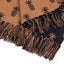 Black Mocha Pineapple Jacquard Afghan - Interiors by Elizabeth