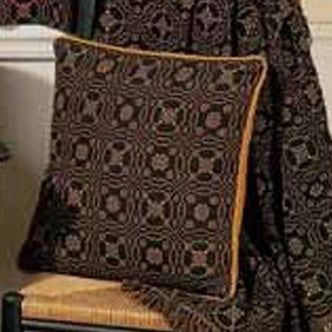 Black Mustard Loverã¦™??S Knot Jacquard Afghan - Interiors by Elizabeth