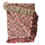 Kendall Jacquard Red Afghan - Interiors by Elizabeth