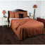 Barn Red-Nutmeg Marshfield Jacquard Bed Cover King - Interiors by Elizabeth