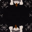 Snow Day Black Candlemat Set Of Two CMRE0225