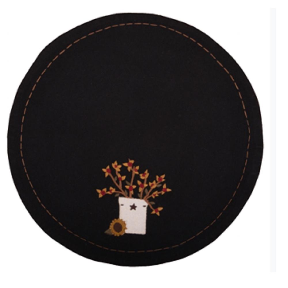 Bitter sweet Crock Candle Mat-  Interiors by Elizabeth