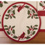 Cardinal Holly  Candle Mat-  Interiors by Elizabeth