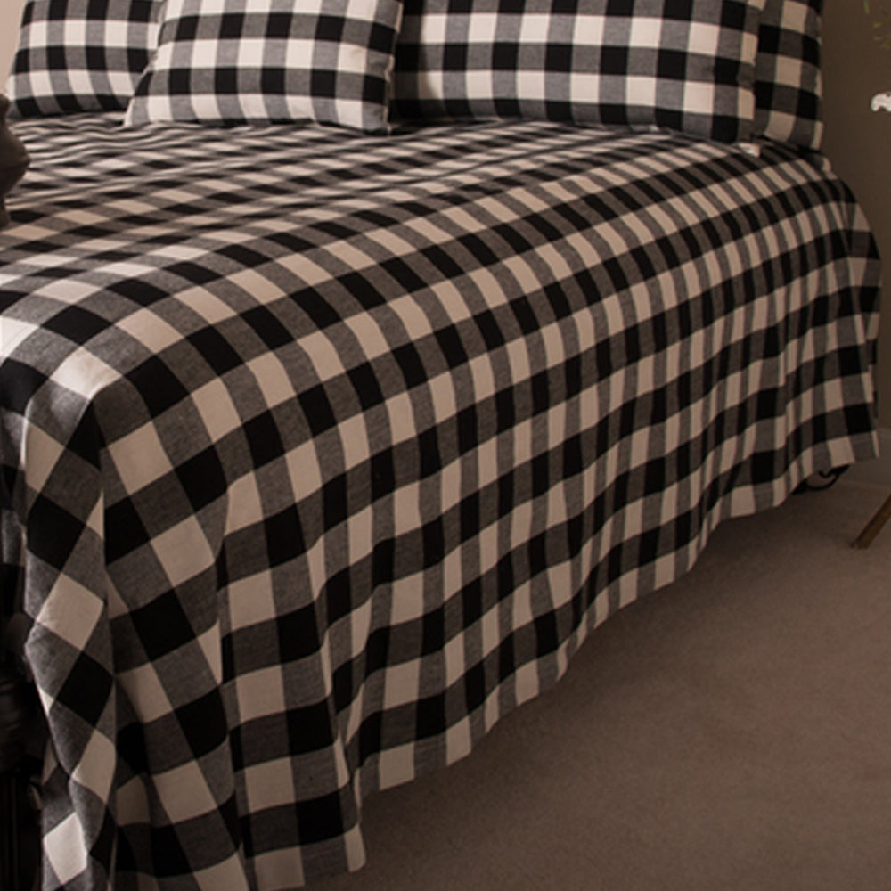 Buffalo Check Queen Duvet Cover (Tie Closure) DQ510011