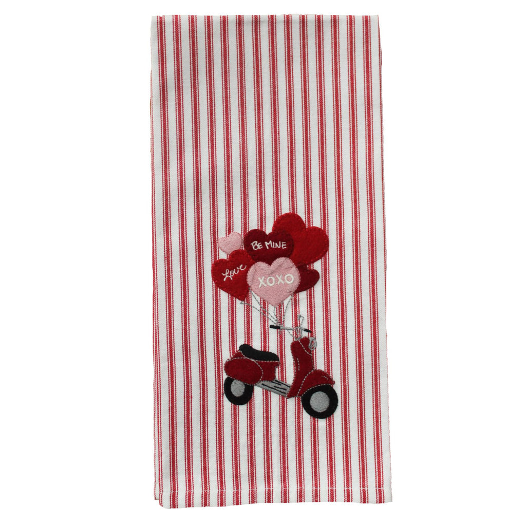 Fun Love Bike Dishtowel - Interiors by Elizabeth