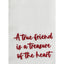 Red A true Friend Towel ET000018