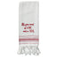 Red All you need love dog towel ET000019