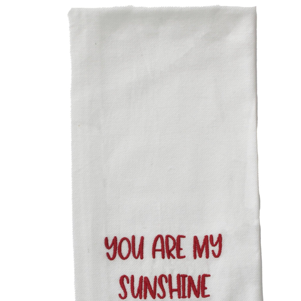 Red You are my Sunshine Towel ET000021