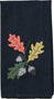 Leaves & Acorns Black towel ET022010