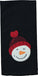 Snowman   Black towel  - Interiors by Elizabeth