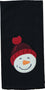 Snowman   Black towel ET084010