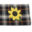 2 in 1 Primitive Fall Plaid Sunflower, Jack-o-lantern Towel Set of two ET220017