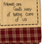 Barn Red Nutmeg Friends Are God'S Way Towel Set Of Two - Interiors by Elizabeth