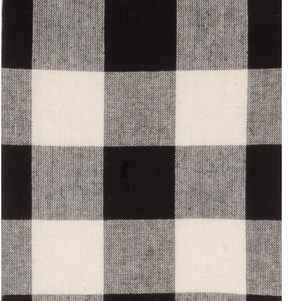 Black Buttermilk Buffalo Check Towel Set Of Six KT510011