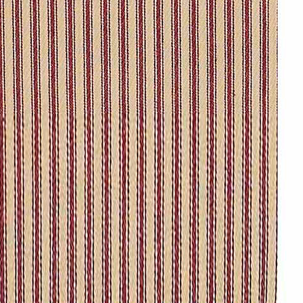 Barn Red Nutmeg York Ticking Towel Set Of Six - Interiors by Elizabeth