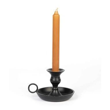 Black Benton Candle Holder Metal - Interiors by Elizabeth