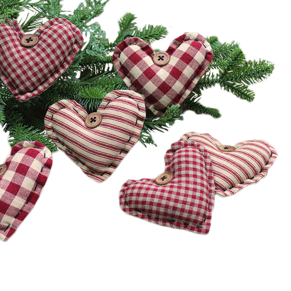 Heart Ornaments - set of 6 ON220027