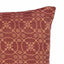 Barn Red Tan Marshfield Jacquard Pillow Cover - Interiors by Elizabeth