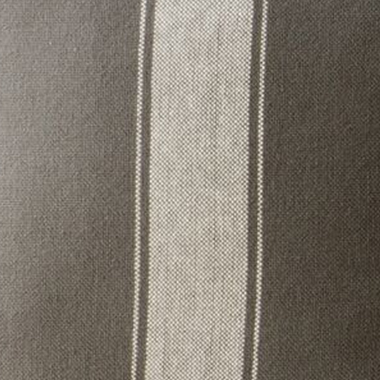 Grain Sack Stripe Cream Pewter Pillow Cover PC165065