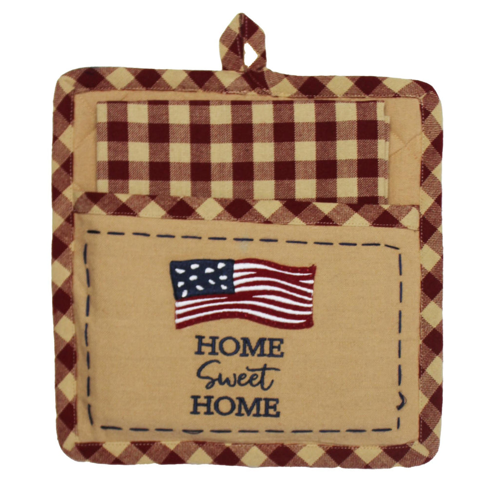 Home Sweet Home Pkt Flag PH Set - Interiors by Elizabeth