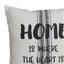 Home Grain Sack 14 Inx14 In Pillow PL000055