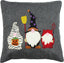 Halloween Gnomes Gray Pillow PL011122