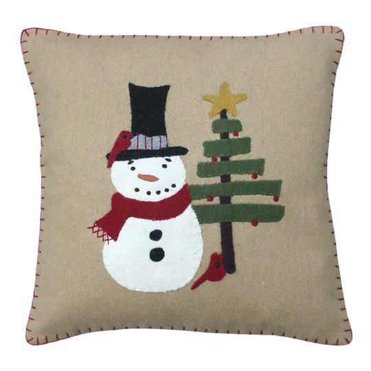 Gable Prim Christmas Blessings Pillow 12x12