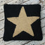 Black & Tan Star Pillow - Interiors by Elizabeth