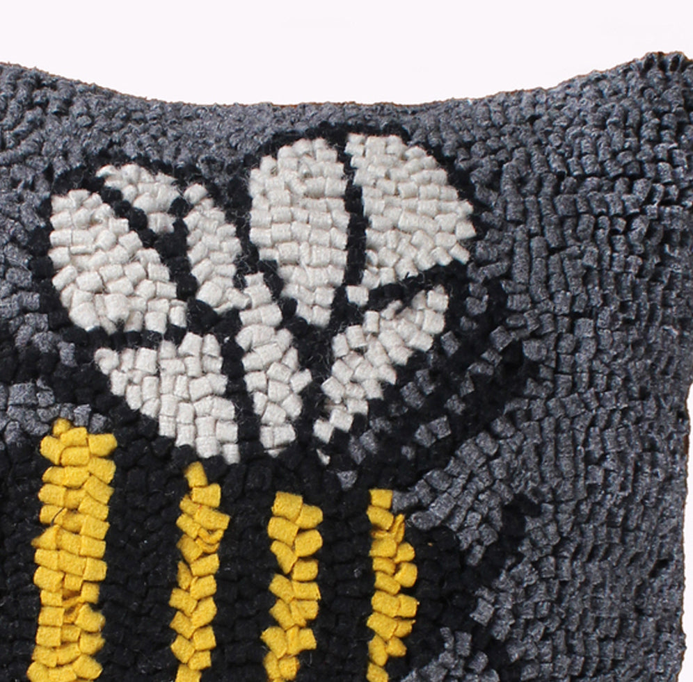 Bee Gray Pillow PLGP1015