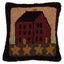 Nutmeg - Multi Saltbox House Pillow - Interiors by Elizabeth