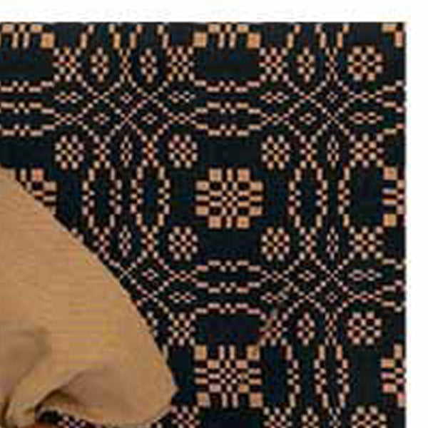 Black Mustard Loverã¦™??S Knot Jacquard Placemat Set Of Six - Interiors by Elizabeth