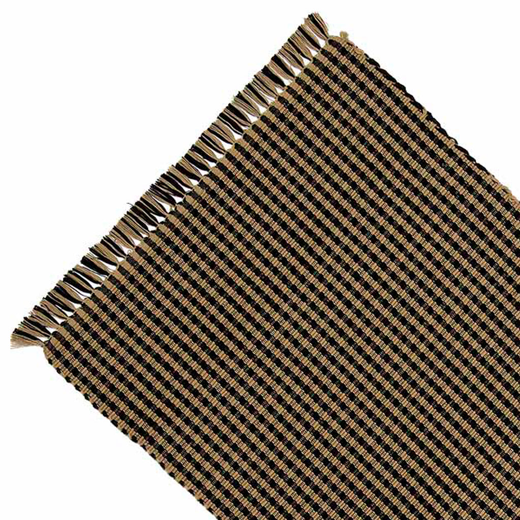 Black Oat Newbury Gingham Placemat Set Of Six - Interiors by Elizabeth