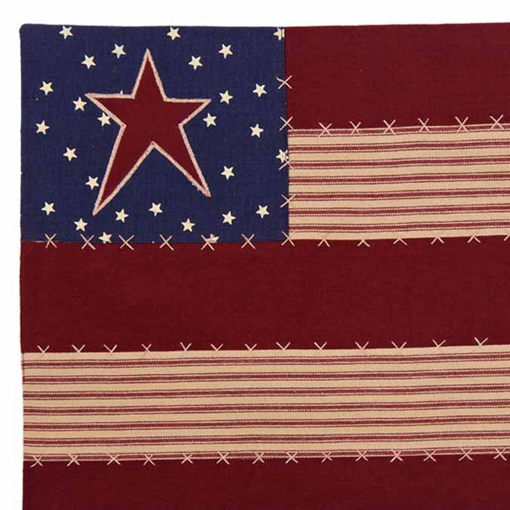 Nutmeg Indigo Barn Red Stars And Stripes Placemat Set Of Six - Interiors by Elizabeth